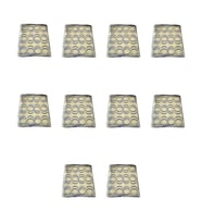 Omeyva Desenli Metalize Hediye Paketi Yapışkanlı Torba Poşet - 10x12 Cm. - 100 Adetlik 10 Paket