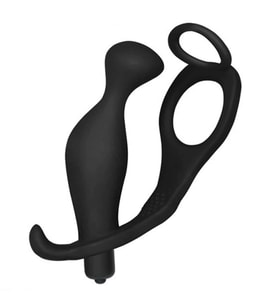 OdinsShop Penis Halkalı Titreşimli Penetratör Plug Masturbatör