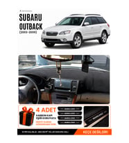 SUBARU OUTBACK (2003-2009) Uyumlu Torpido Örtüsü Torpido Kılıfı - Siyah