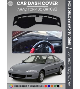 HONDA CIVIC (1994-2000) Torpido Örtüsü Ön Panel Torpido Koruma Tam Uyum Çatlamayı Önler Kolay Montaj