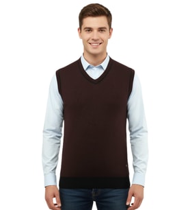 Erkek V Yaka Süveter Çelik Örgü Regular Kalıp 5208H BGL-ST04960