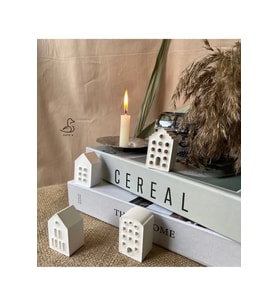 Minimal Küçük Ev Dekoratif Obje/Biblo 4’lü 5-5 cm