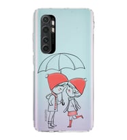 Xiaomi  Mi Note 10 Lite  Kamera Korumalı Kapak Aşk Tasarımlı Şeffaf  Kılıf