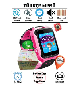 Çocuklar İçin Akıllı GPS ve LBS Takipli Çocuk Saati