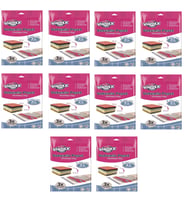 Vindex Vakumlu Giyisi Yastık Yorgan Saklama Torbası Poşeti Hurç - X Large - 55x90 Cm. -2li 10 Paket
