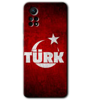 Redmi Note 12 Pro 4G Kılıf HD Desen Baskılı Kılıf - Ayyıldız Türk