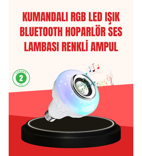 Akıllı Led Ampul – E27 Müzik Çalarlı Tasarım