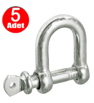 Salıncak 8mm Zincir Kilidi U Mapa Vidalı Bağlantı -5 Adet