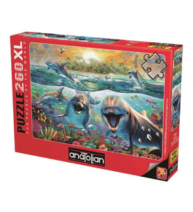 Anatolian 260 Parça XL Kahkaha Puzzle - Yunus Balıkları - Adrian Chesterman