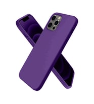 Apple iPhone 12 Pro Kılıf First Silikon - Mürdüm
