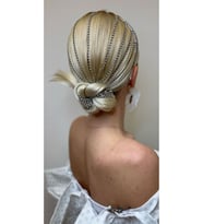 Her Saç Modeline Uygun ALTIN Taşlı Zincirli Taç
