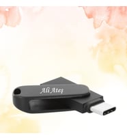 KİŞİYE ÖZEL İSİM BASKILI TYPE-C OTG METAL USB BELLEK 3.0 64 GB
