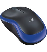 Logitech M185 USB Alıcılı Kompakt Kablosuz Mouse - Mavi (Siyah)