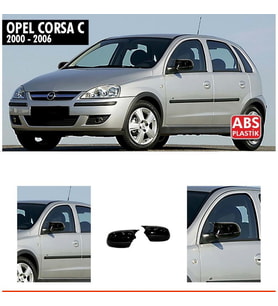 Opel Corsa C / 2000-2006 Uyumlu Batman Yarasa Ayna Kapağı