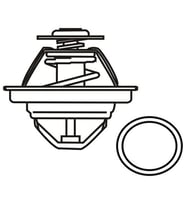 Opel Astra 1986- Termostat 92° TH489892 Vernet