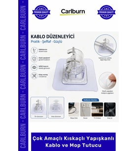 Özel Üretim Duvar Organizer Pratik Askı Düzenleyici Çok Amaçlı Kıskaçlı Yapışkanlı Kablo Mop Tutucu