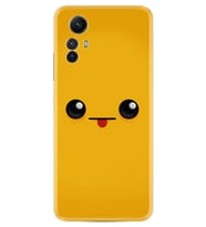 Xiaomi Redmi Note 12S Kılıf Resimli Desenli Silikon Platinium Series Yellow Sweet 1817