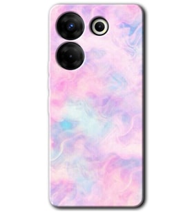 Tecno Camon 20 Pro 4G Kılıf HD Desen Baskılı Kılıf - Pembe-Duman