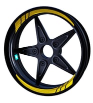 Moto GP Yaldızlı Gold İç Jant Şeridi Sticker Çınar Extreme