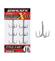 DECOY X-S51 Quattro Dörtlü Maket Balık İğnesi 6 no