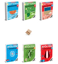 Arı 7. Sınıf 2027 Maarif Matematik Fen ve Sosyal Defterim + Atölyem 6lı Set + Telefon Standı
