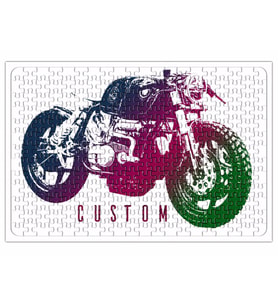 Moto Custom Motorsiklet Puzzle 240 Parça Yapboz