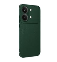 Poco X8 Auto Focus Karbon Kapak - Koyu Yeşil