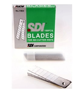SDI Geniş Maket Bıçağı Yedeği 18 mm 100'lü Paket 