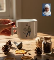 Kişiye Özel Karikatürlü Cute But Capricorn Oğlak Burcu T Kupa Doğum Günü Hediyesi