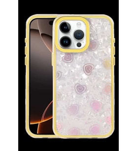 iPhone 16 Pro Max Lumi Desenli Kapak - Sarı