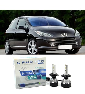 Peugeot 307 Uzun Far Ampulü H1 Access Yeni Seri Beyaz 2001-2008
