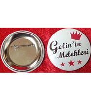 10 Adet Gelinin Melekleri Rozet-