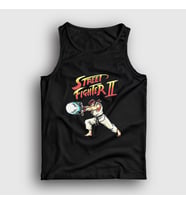 Presmono Unisex Siyah Ryu Hadouken Street Fighter Atlet 411173tt