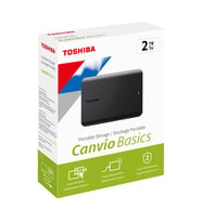 Toshiba 2TB Canvio Basic Usb 3.2 Gen1 HDTB520EK3AA