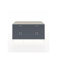 Kronos Konsol 4 Raflı 2 Çekmeceli 4 Kapaklı 176x59x99 Aytaşı-Antrasit