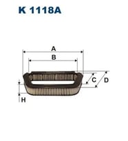 FILTRON K1118A Polen Filtresi (Karbonlu) 4E0819439A