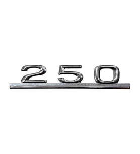 Mercedes W123 Bagaj Yazısı 250 1238170615 Wender