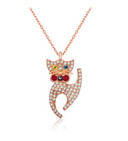 VAN KEDİSİ 925 AYAR GÜMÜŞ KOLYE
