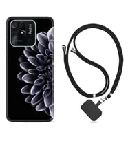 Xiaomi Redmi Note 7 8 9 Pro 10 2022 10 Pro 10S Kılıf Boyun Askılı Silikon Çiçekler 1639