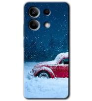 Redmi Note 13 4G Kılıf HD Desen Baskılı Kılıf - Karlı Vosvos
