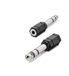 6.5 Mm To 3.5 Mm F Çevirici Enstruman Gitar Siyah HDX1265