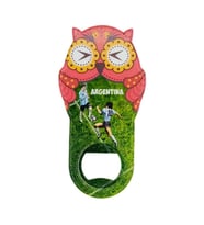 Arjantin Temalı Baykuş Magnet Kapak Açacak (Karışık)