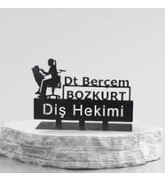 Diş Hekimi Metal İsimlik - Kişiye Özel İsimlik - İsme Özel Metal İsimlik - Diş Hekimi İsimlik