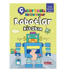 Çıkartmalı Aktiviteler Robotlar Kitabım