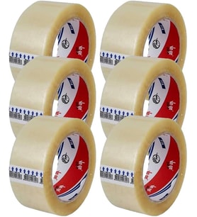 Ve-Ge Bant Şeffaf Koli Bandı / 45 mm x 100 Metre / 6'lı Paket