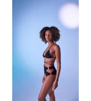Markano Delphi Yüksek Bel Bikini Altı Siyah