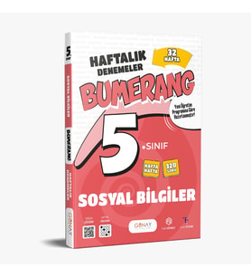 GÜNAY 5.SINIF BUMERANG SOSYAL BİLGİLER 32 HAFTALIK DENEMELER