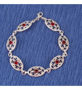 925 Ayar Gümüş Konstantin Model Bileklik
