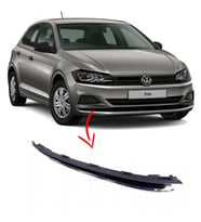 Volkswagen Polo 2018 - 2021 Tampon Alt Süs Çıtası Sağ Nikelajlı - 2G0853677E