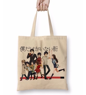Boku Dake Ga Inai Machi Naruto Anime Death Note One Piece Bez Çanta Uzun Saplı
